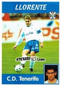 Sticker Llorente - Liga Spagnola 1997-1998 n. 146 - Panini