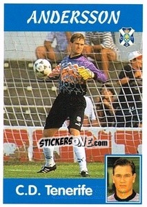 Sticker Andersson - Liga Spagnola 1997-1998 n. 160 - Panini