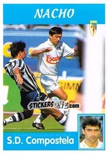 Sticker Nacho - Liga Spagnola 1997-1998 n. 166 - Panini