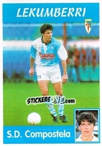 Cromo Lekumberri - Liga Spagnola 1997-1998 - Panini