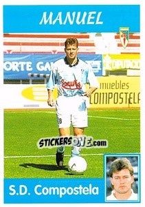 Sticker Manuel - Liga Spagnola 1997-1998 - Panini