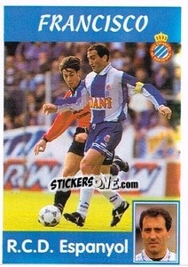 Figurina Francisco - Liga Spagnola 1997-1998 - Panini