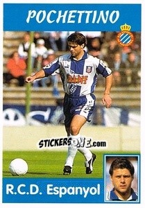 Figurina Pochettino - Liga Spagnola 1997-1998 - Panini