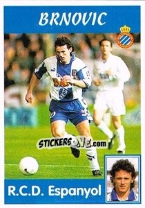 Sticker Brnovic - Liga Spagnola 1997-1998 - Panini