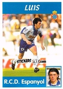 Figurina Luis - Liga Spagnola 1997-1998 - Panini