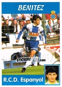 Figurina Benitez - Liga Spagnola 1997-1998 - Panini