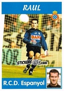 Sticker Raul - Liga Spagnola 1997-1998 n. 192 - Panini