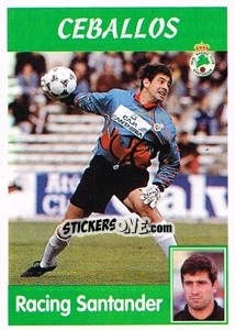 Figurina Ceballos - Liga Spagnola 1997-1998 - Panini