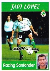 Sticker Javi Lopez - Liga Spagnola 1997-1998 - Panini