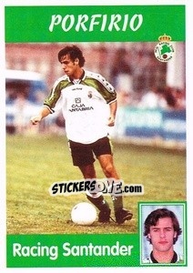 Cromo Porfirio - Liga Spagnola 1997-1998 - Panini
