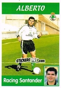 Cromo Alberto - Liga Spagnola 1997-1998 - Panini