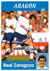 Sticker Aragon - Liga Spagnola 1997-1998 n. 216 - Panini