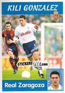 Cromo Kili Gonzalez - Liga Spagnola 1997-1998 - Panini