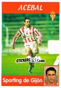 Figurina Acebal - Liga Spagnola 1997-1998 n. 229 - Panini