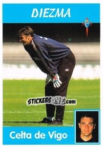 Cromo Diezma - Liga Spagnola 1997-1998 - Panini