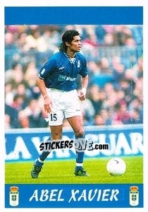 Sticker Abel Xavier - Liga Spagnola 1997-1998 n. 258 - Panini