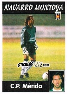 Sticker Navarro Montoya - Liga Spagnola 1997-1998 - Panini