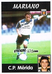 Figurina Mariano - Liga Spagnola 1997-1998 - Panini