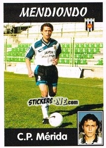 Figurina Mendiondo - Liga Spagnola 1997-1998 - Panini