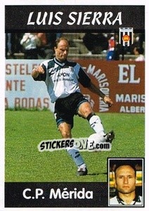 Sticker Luis Sierra - Liga Spagnola 1997-1998 - Panini