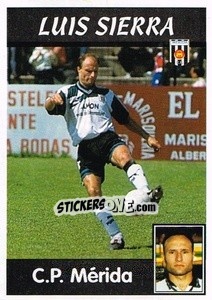 Figurina Luis Sierra - Liga Spagnola 1997-1998 - Panini