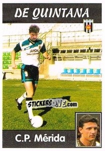 Sticker De Quintana - Liga Spagnola 1997-1998 - Panini