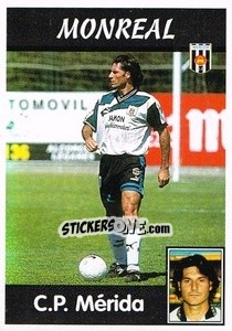 Figurina Monreal - Liga Spagnola 1997-1998 - Panini