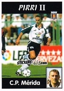 Figurina Pirri II - Liga Spagnola 1997-1998 - Panini