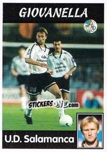 Cromo Giovanella - Liga Spagnola 1997-1998 - Panini