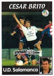 Sticker Cesar Brito - Liga Spagnola 1997-1998 n. 303 - Panini