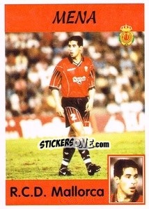 Cromo Mena - Liga Spagnola 1997-1998 - Panini