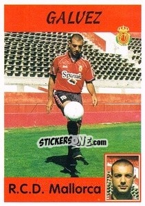 Sticker Galvez - Liga Spagnola 1997-1998 n. 316a - Panini