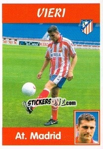 Figurina Vieri (At. Madrid) - Liga Spagnola 1997-1998 - Panini