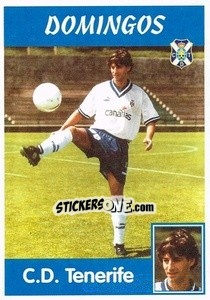 Sticker Domingos (C.D. Tenerife) - Liga Spagnola 1997-1998 n. 328 - Panini