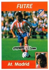 Figurina Futre (At. Madrid) - Liga Spagnola 1997-1998 - Panini