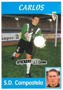 Sticker Carlos (S.D. Campostela) - Liga Spagnola 1997-1998 n. 357 - Panini
