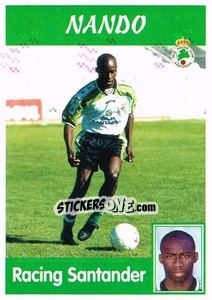 Sticker Kando (Racing Santander) - Liga Spagnola 1997-1998 n. 361 - Panini