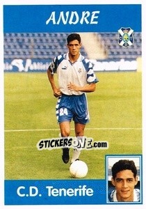 Sticker Andre (C.D. Tenerife) - Liga Spagnola 1997-1998 - Panini