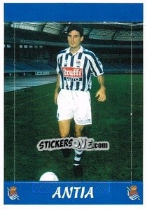 Sticker Antia (Real Sociedad) - Liga Spagnola 1997-1998 - Panini