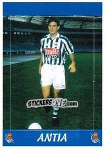 Figurina Antia (Real Sociedad) - Liga Spagnola 1997-1998 - Panini