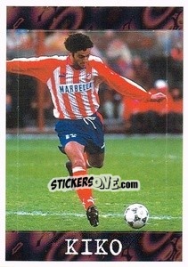 Sticker Kiko - Liga Spagnola 1997-1998 - Panini