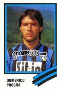 Sticker Domenico Progna - Calcio 1989 n. 23 - Euroflash