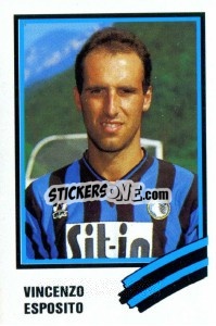 Sticker Vincenzo Esposito - Calcio 1989 n. 27 - Euroflash