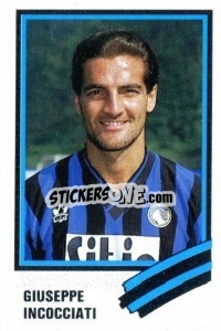 Sticker Giuseppe Incocciati - Calcio 1989 n. 34 - Euroflash