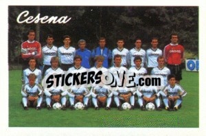 Sticker Squadra Cesena - Calcio 1989 n. 52 - Euroflash