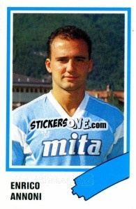 Sticker Enrico Annoni - Calcio 1989 - Euroflash