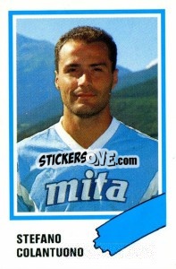 Sticker Stefano Colantuono - Calcio 1989 - Euroflash