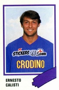 Sticker Ernesto Calisti - Calcio 1989 - Euroflash