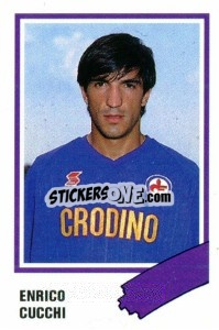 Sticker Enrico Cucchi - Calcio 1989 - Euroflash