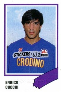 Sticker Enrico Cucchi - Calcio 1989 n. 96 - Euroflash
